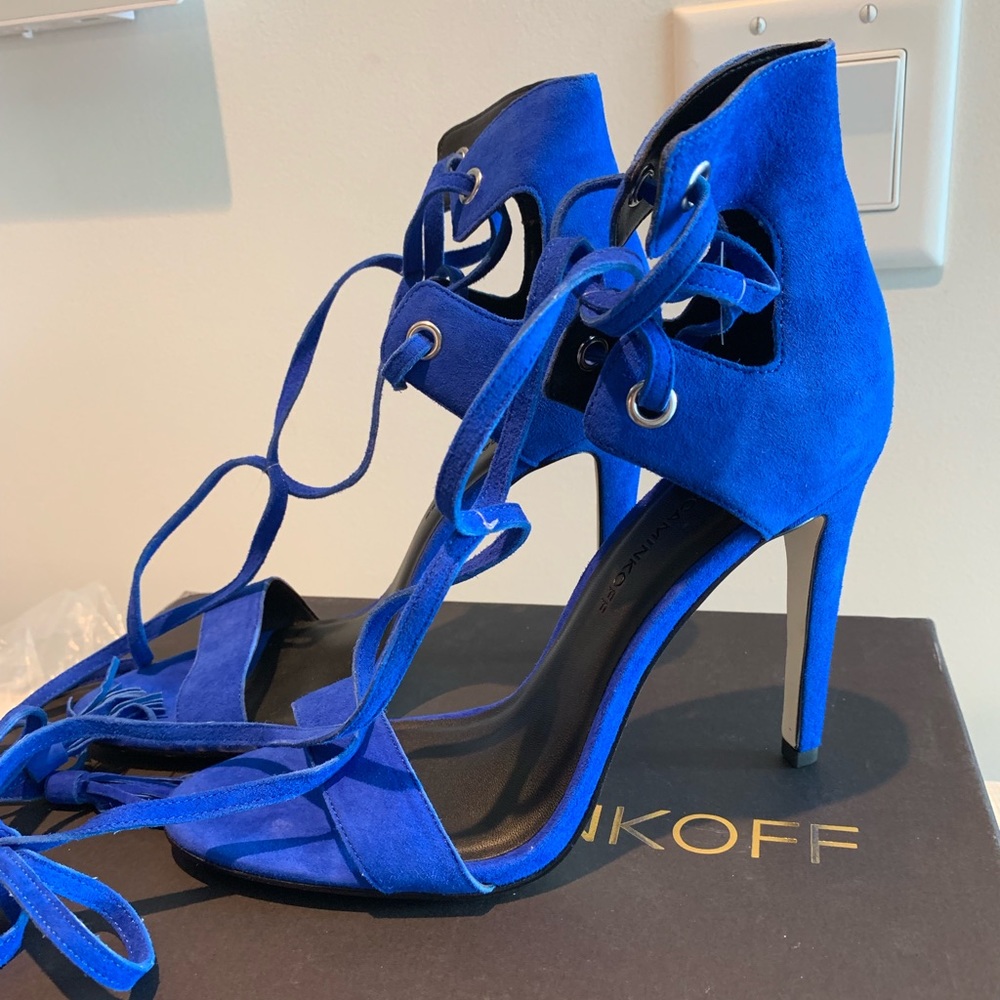 Brand new Rebecca Minkoff lace up heels